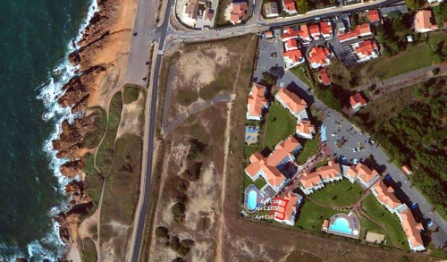 Vue aérienne de la résidence