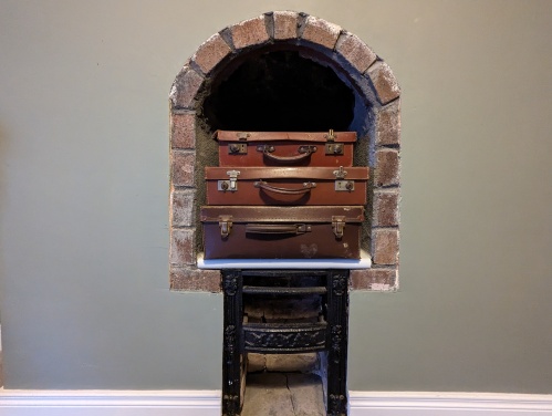 The original fireplace from 1863