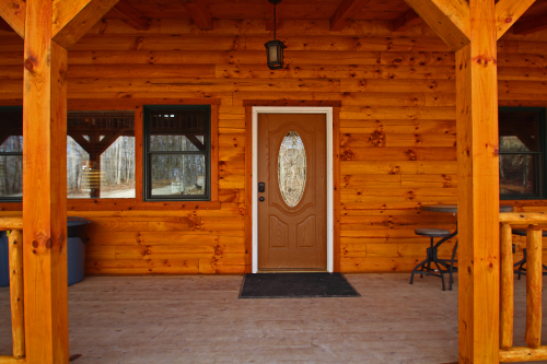 8 Dudes Lodge, Front Door, Main Deck