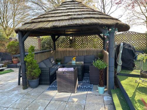 Thatched Seating Area