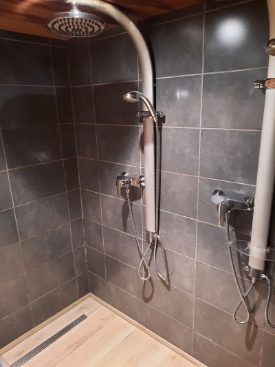 Salle de bain - Sauna, Gîte rural Les 12 bois du Cerf - Les Tailles - Houffalize