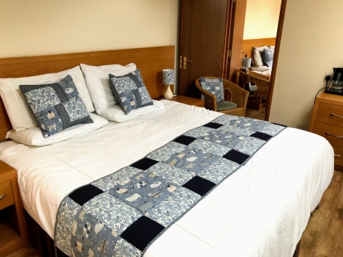 Room one set with a Queen Sized bed. An interconnecting door is available with rooms one and two. 