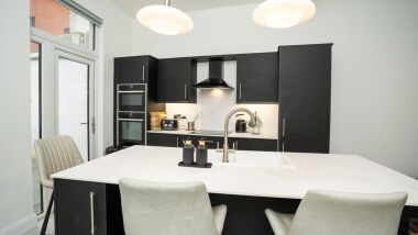 fully equipped kitchen with luxury fittings