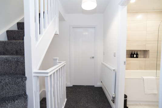 Spacious Hallway & Three-Storey Staircase