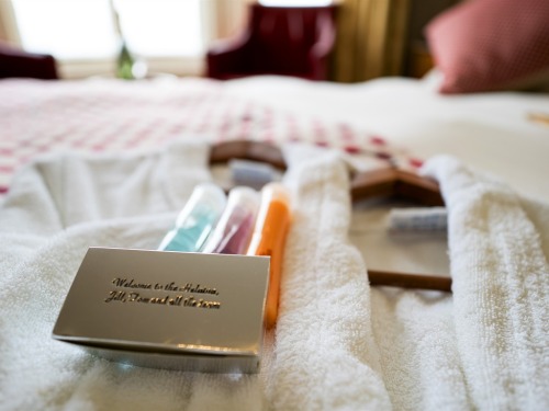 Complimentary chocolates, soft Bathrooms and high quality toiletries
