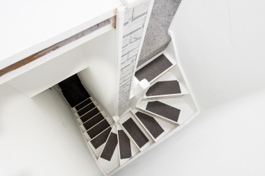 Stairs to third bedroom