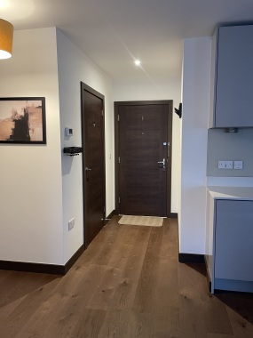 Main entrance Door and cupboard