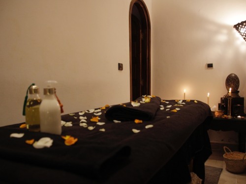 Salle de massage du Dar Khmissa Riad & Spa Marrakech