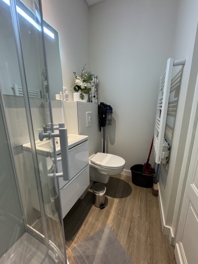 salle de bains avec WC