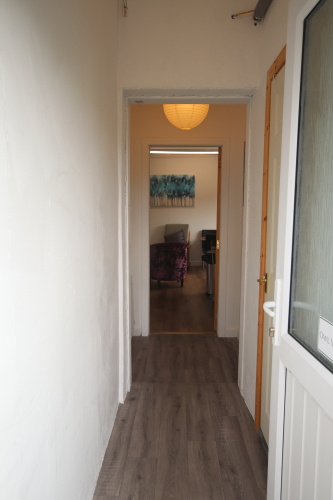 Looking along Hallway to Lounge/dining/kitchen