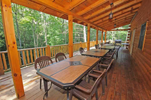 Rear Deck Dining Area, from east