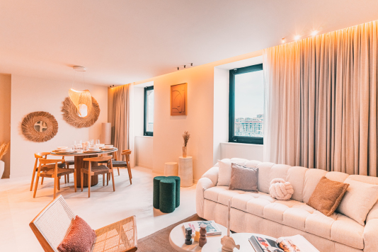 Salon vue sur le Vieux Port