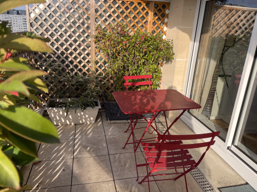 table pour 2 sur terrasse ouest