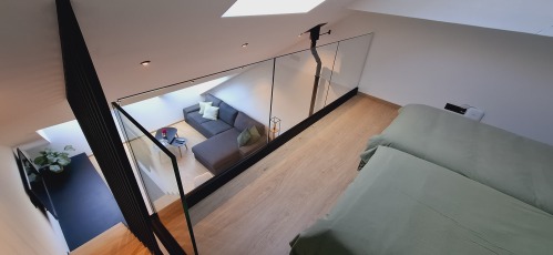 chambre mezzanine 2 lits simples