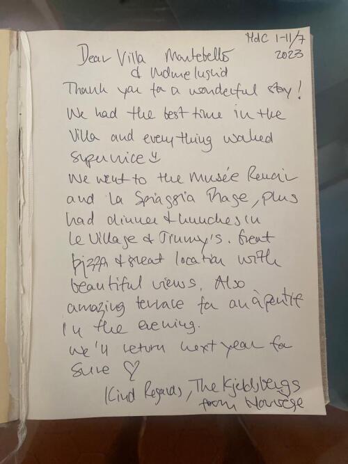 APPRECIATION CLIENTS