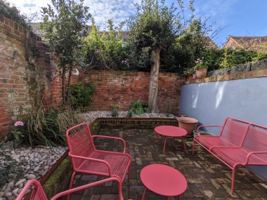 Outdoor seating area