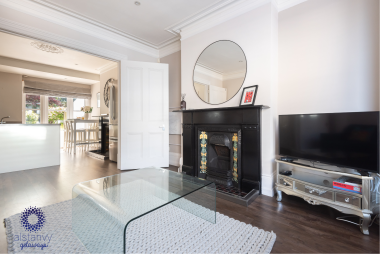 Original Victorian fireplaces lovingly restored