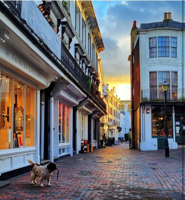The iconic Pantiles.  