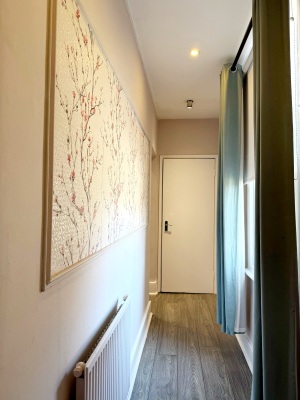 This photo represents the hallway of the flat