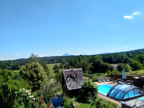 Blick vom Balkon