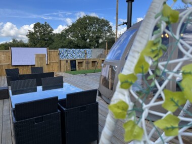 Outdoor seating area