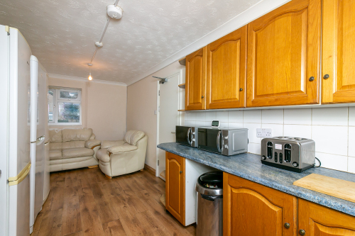 Communal kitchen and dining area 