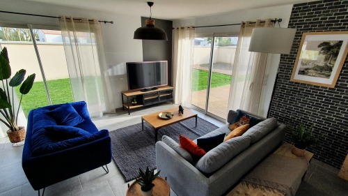 salon avec 2 canapés