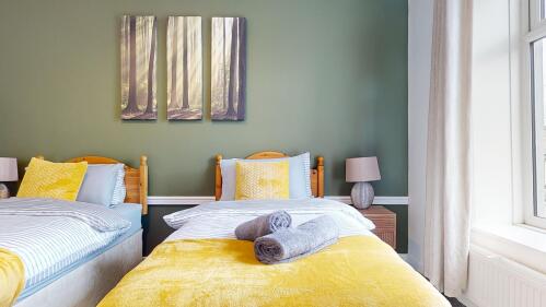 Bedroom 1 - Comfy single beds for your stay