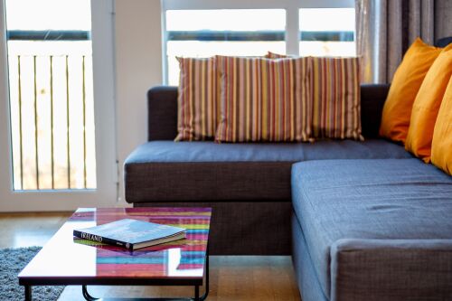 Comfortable Sofa Beds available in all Apartments
