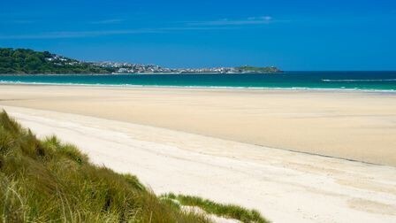 Porthkidney Beach. A 10 min walk from the Seaside Suite.