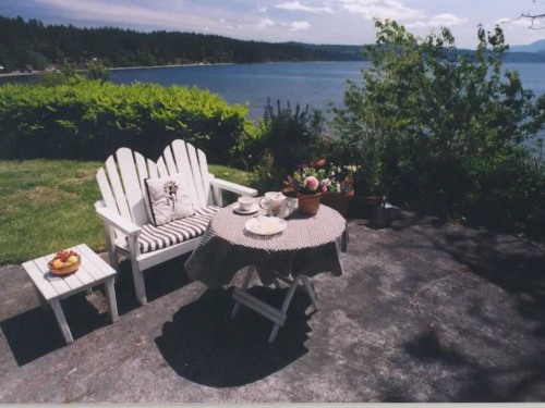 Patio of the Bay Cottage