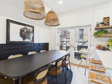 A warm, inviting space for intimate dinners, morning coffee, or lively conversations.