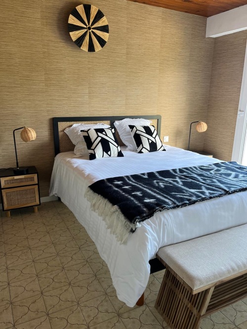 chambre avec accès jardin