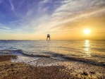 the victorian Lighthouse at Dovercourt Beach