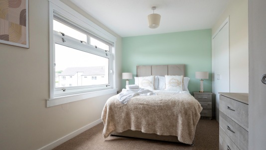 Bedroom at Caledonia Luxe Stays Short Lets & Serviced Accommodation