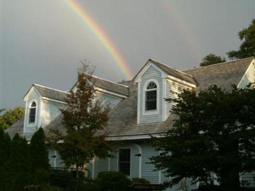 Rainbow over the Carriage House