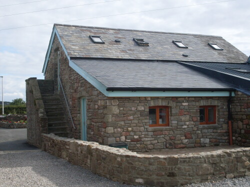 Tack Room steps and rear of the Stables