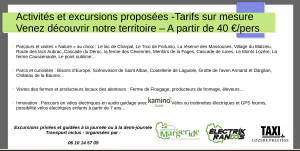 Excursions sur mesure