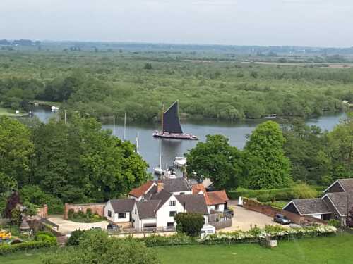 View from the top of Ranworth church