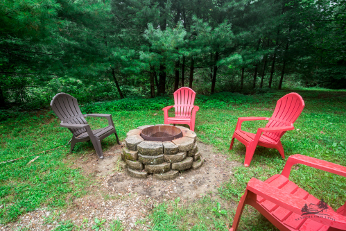 Fire pit with free firewood