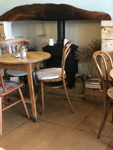 Inside the tearoom