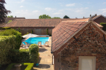 View of pool from house