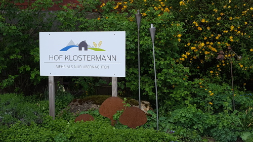 Ferienhaus-Gartenblick