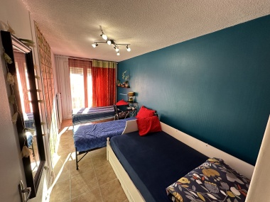 Chambre 3 avec 3 lits individuelle