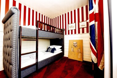 The steamer bunk room