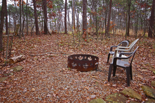 Fire Pit area, Whispering Pines 