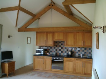 Two bedroom cottage open-plan kitchen area