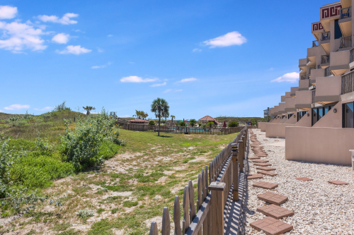 You can use this path to get to the pool and beach walk or go through the lobby/community area. 