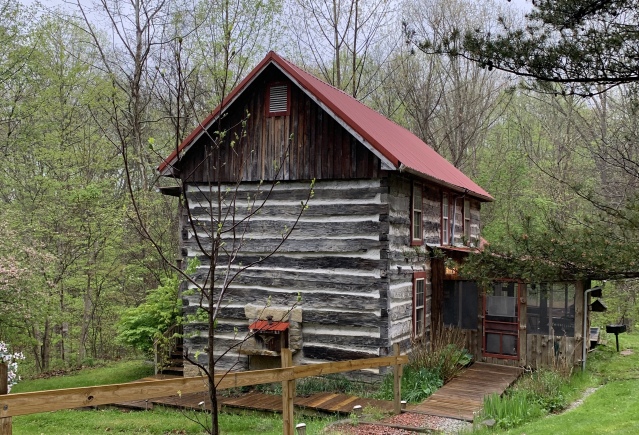Cabin in the Hocking Hills.