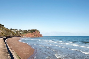 Teignmouth's beautiful Halcombe beach